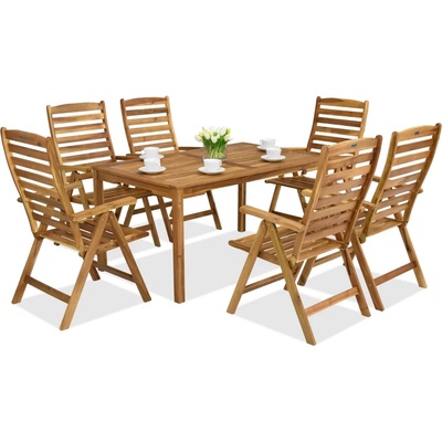 Garden Point Дървени мебели Danang/ Bombay 6 Garden Point (GAP414S_6xGAP151)