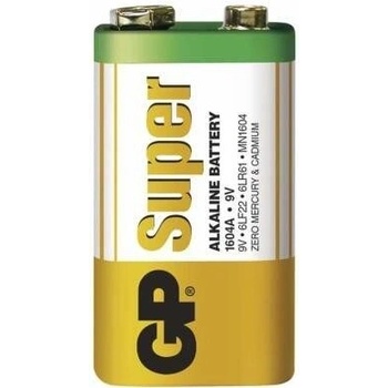 EMOS Alkalická batéria GP Super 6LR61 (9V), 1013501000