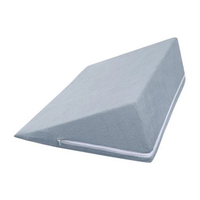 Bellatex klínový podhlavník Froté modrošedý 80 x 50 x 20 cm