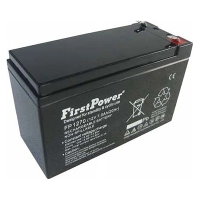 Eaton Батерия FirstPower FP7-12 - 12V 7Ah F1 (FP1270T1)