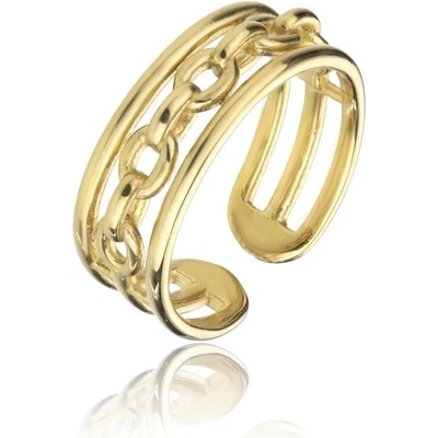 Marc Malone pozlátený prsteň Madeline Gold Ring MCR23001G