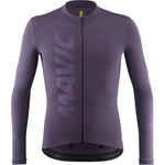 Mavic Фланелка с дълъг ръкав за колоездене Mavic Aksium Thermo Jersey Cycling jersey - Purple Velvet (056-3795-0511)