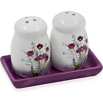 СОЛНИЦА 2 БР. С ПОСТАВКА 12/6.5/8.5СМ. ЦВЕТЯ (s5006-3)