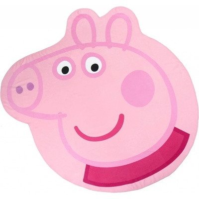 CurePink 2D dětský ručník / osuška Peppa Pig 140 x 70 cm polyester 2200005510
