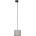 TK Lighting Пендел 3-фазна релсова система TRACER 1xE27/15W/230V Ø 20 см черен/сив (TK10698)