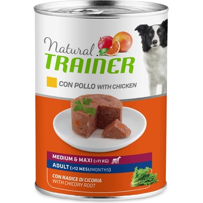 Natural Trainer 6 x 400 г мокра храна за кучета Natural Trainer Medium & Maxi Adult Chicken