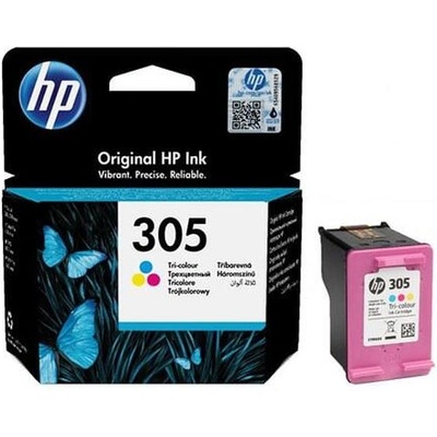 HP Патрон 3YM60AE, No305, 100 страници/5%, Cyan, Yellow, Magenta (305 COL)