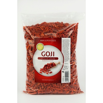 AWA superfoods Goji Kustovnice čínská sušené plody 1000 g