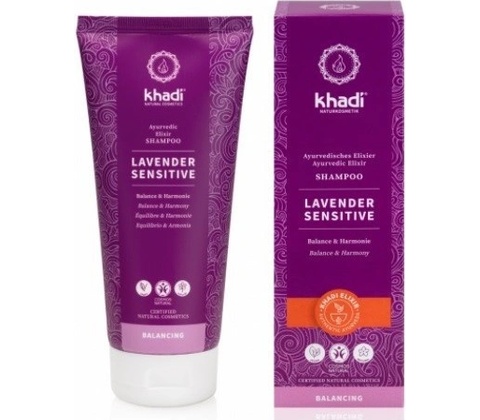 Khadi elixír Shampoo Levandule Sensitive 200 ml