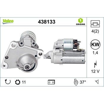 Štartér VALEO 438133