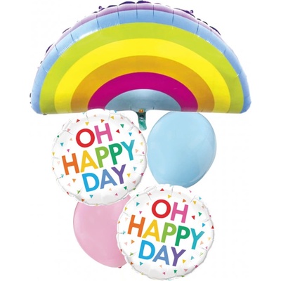 Grabo 460214 Set fóliových balónov OH HAPPY DAY