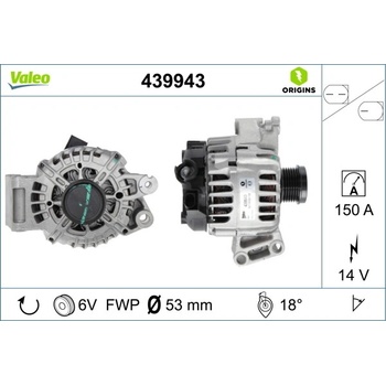 generátor VALEO 439943