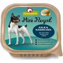 GranataPet Mini Royal Adult Dog telecí králičí cuketa dýně a lněný olej 150 g