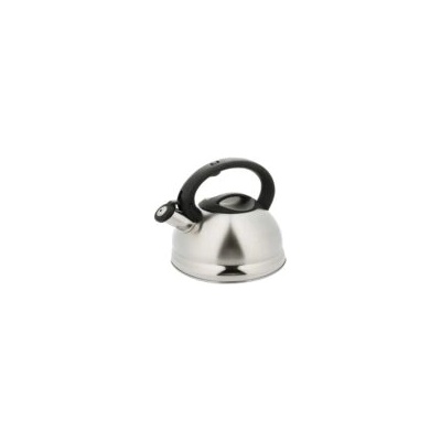 HausRoland Свирещ чайник HausRoland HR734-8, 3 литра, Неръждаема стомана, Индукция, Инокс/Черен (V4-13)