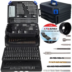 TAGRED Комплект свредла накрайници и аксесоари tagred ta1086/ 300 бр (ta1086)
