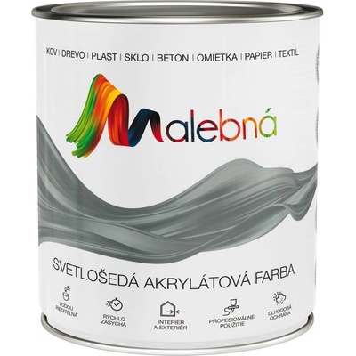 Chemolak Malebná 0,7 l Svetlosivá