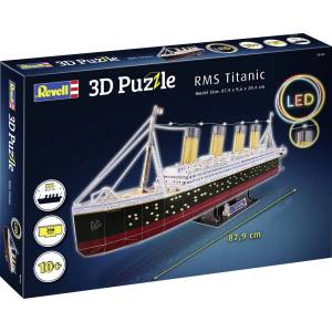 Revell 3D пъзел Revell - Титаник с LED осветление (00154)