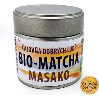 Čajovňa dobrých ľudí Matcha Masako BIO čaj v dóze čajovne 40 g