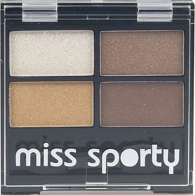Miss Sporty Studio Colour Quattro Eye Shadow očné tiene 413 100% Golden 3,2 g
