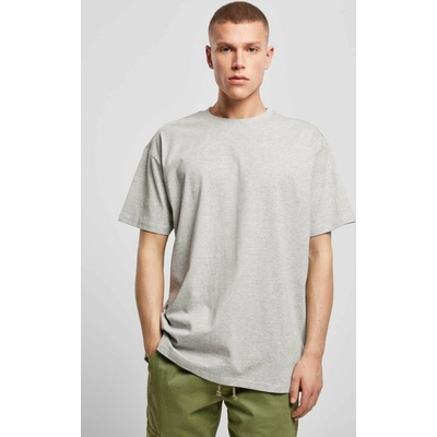 Build Your Brand tričko BY 102 oversize krátký rukáv pánské heather gre Melír šedá