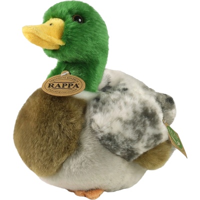 Rappa Плюшена играчка Rappa Еко приятели - Зеленоглава патица, 20 cm (242227)