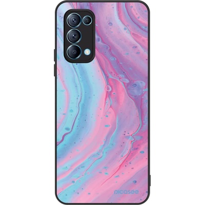 Pouzdro Picasee ULTIMATE CASE OPPO Reno 5 5G Pink liquid
