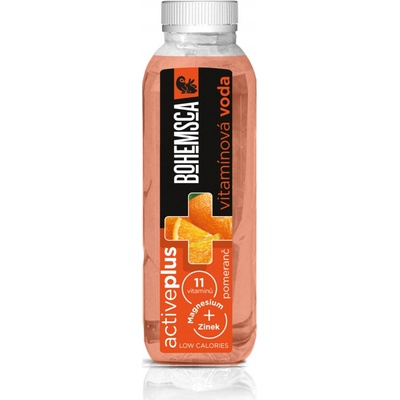 Bohemsca Active plus vitamínová voda pomaranč 390 ml