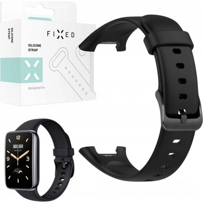 FIXED Silicone Strap silikonový řemínek pro Xiaomi Mi Smart Band 7 Pro černý FIXSSTB-1056-BK