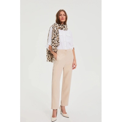 Moodo Шал с леопардов десен в бежово Moodo Moodo | Bezhov | ЖЕНИ | ЕДИН РАЗМЕР