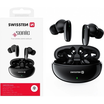 Swissten TWS Sonic černá
