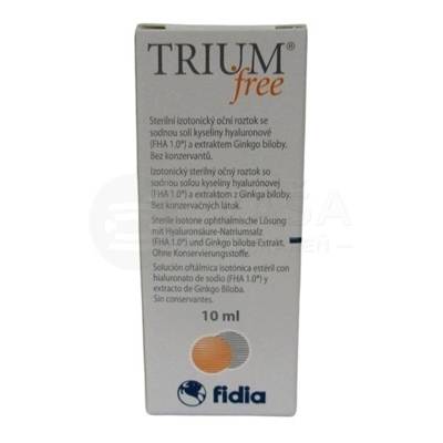 Trium Free 10 ml očné kvapky