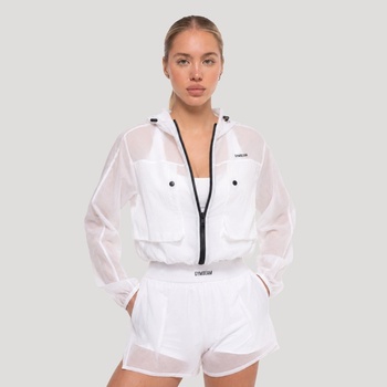 GymBeam Дамско яке Flow White S