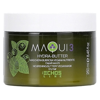 Echosline Подхранваща маслена веган маска за суха коса ECHOSLINE MAQUI 3 Hydra-Butter Nourishing Vegan Mask