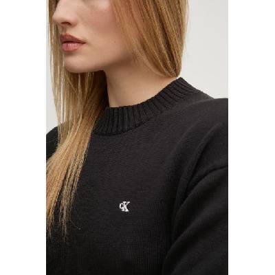 Calvin Klein Памучен пуловер Calvin Klein Jeans в черно J20J224802 (J20J224802)