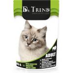 Dr. TREND Мокра храна /пауч/ за възрастни котки с чувствителен стомах