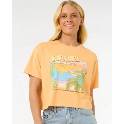RIP CURL tričko La Paloma Crop Tee Pastel Orange 8222
