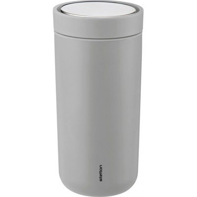 Stelton Termohrnek To Go Click 400 ml light grey