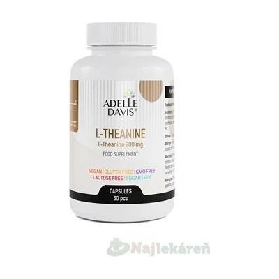 Adelle Davis L-Theanine 200 mg 60 kapslí
