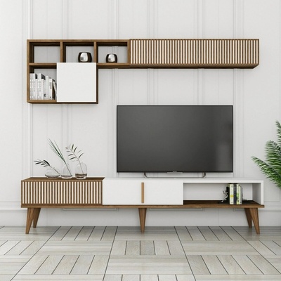 Obývací stěna Milen Walnut and White