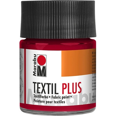 Marabu textil plus barva na textil 50 ml červená karmín 032