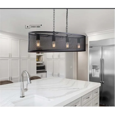 Searchlight Fishnet 2484-4BK