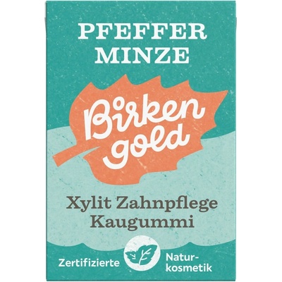 Birkengold Xylitolové žvýkačky máta peprná 28 g