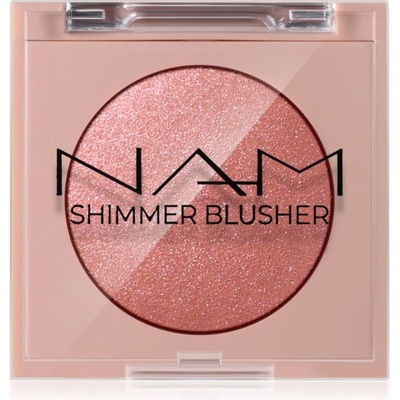 NAM Shimmer Blusher дълготраен руж цвят 2 Peach Ice Tea 4 гр