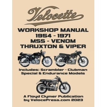 VELOCETTE 500cc & 350cc MSS, VENOM, THRUXTON & VIPER 1954-1971 WORKSHOP MANUAL & ILLUSTRATED PARTS MANUAL