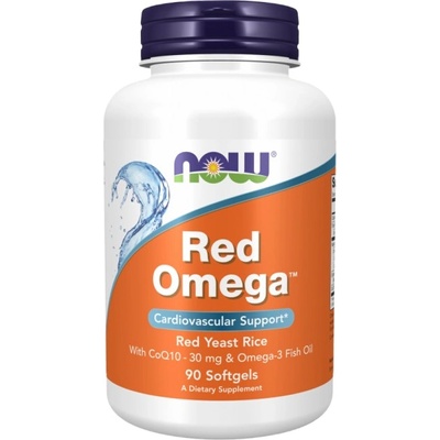 NOW Red Omega | Red Yeast Rice [90 Гел капсули]