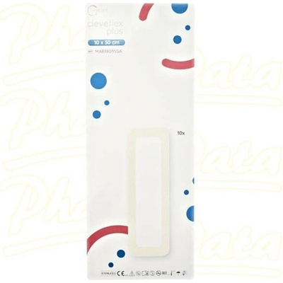 Clevecare Cleveflex Plus silik.krytí 10 x 30 cm 10 ks