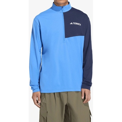 adidas TERREX Multi Climacool 1/2 Zip Long Sleeve Top ray blue