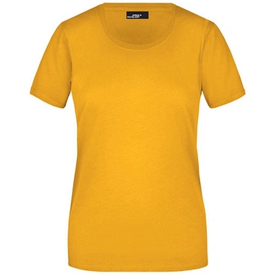 James&Nicholson Dámske tričko JN901 Gold Yellow
