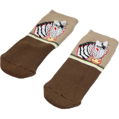 Detské ponožky zebra Šedá