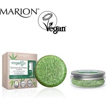 Marion Vegan Bar tuhý šampon s konopným olejem a kávou 50 g